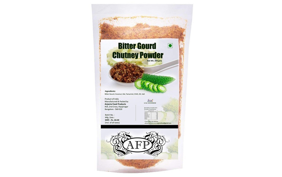 AFP Bitter Gourd Chutney Powder   Pack  200 grams